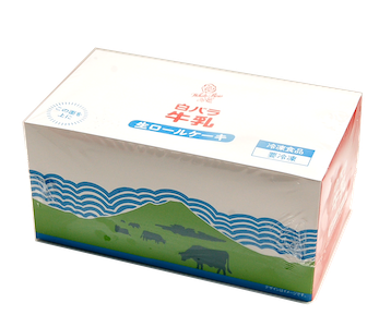 白バラ牛乳生ロールケーキ